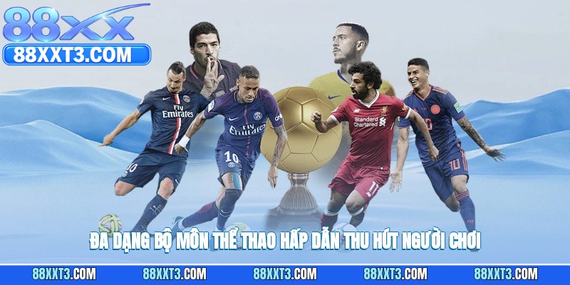 Đa dạng bộ môn thể thao hấp dẫn, thu hút người chơi